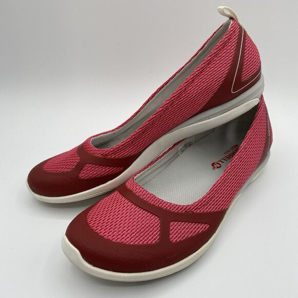 Merrell Ceylon Flats Slip On Shoes Casual Fuchsia Pink Synthetic Size 7 - Picture 1 of 11